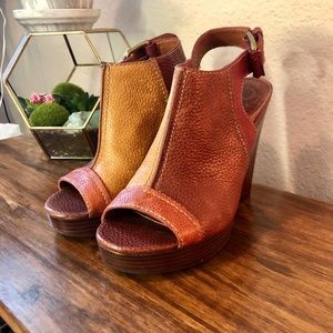 Lucky Brand Leather Heels